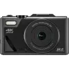 Easypix V64 Flip 20203 câmara digital compacta, 64 MP, vídeo 4K, ecrã rebatível de 3 polegadas, zoom digital 18x, WiFi