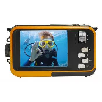 Máquina fotográfica compacta Easypix W3027 Wave 5 MP 1280 x 720 Pixel Laranja