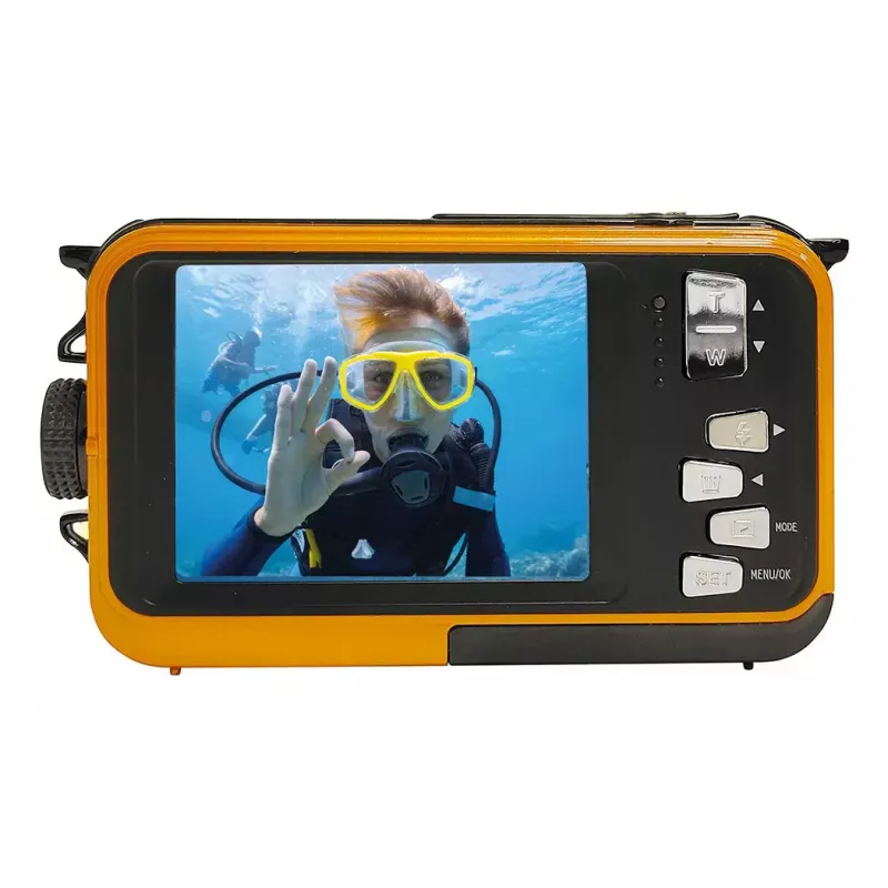 Máquina fotográfica compacta Easypix W3027 Wave 5 MP 1280 x 720 Pixel Laranja