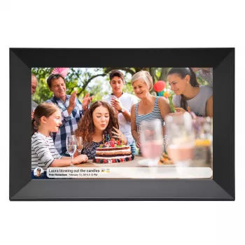 Moldura digital Denver PFF-1063preto 10,1 polegadas ecrã tátil Wi-Fi 1920x1080
