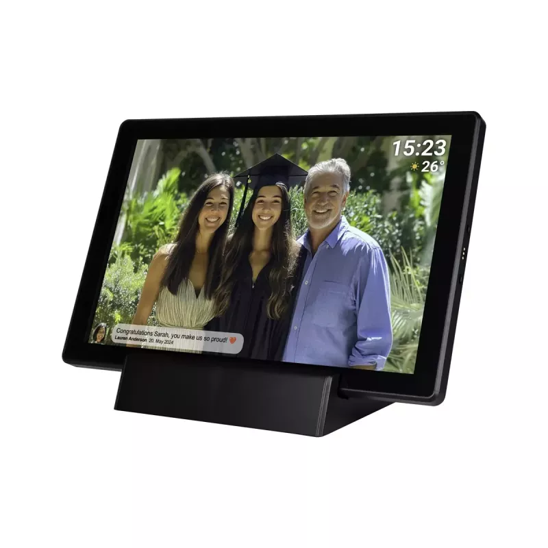 Moldura digital Denver PFF-1070B 10,1 polegadas ecrã tátil Wi-Fi preto