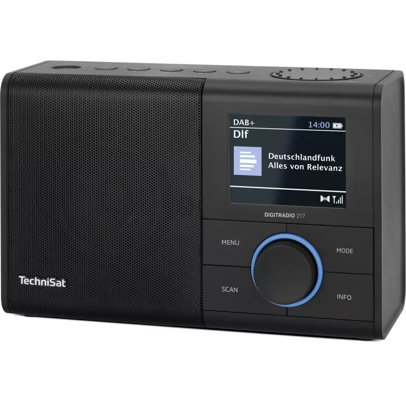 Rádio portátil TechniSat DIGITRADIO 217 analógico e digital DAB+ FM