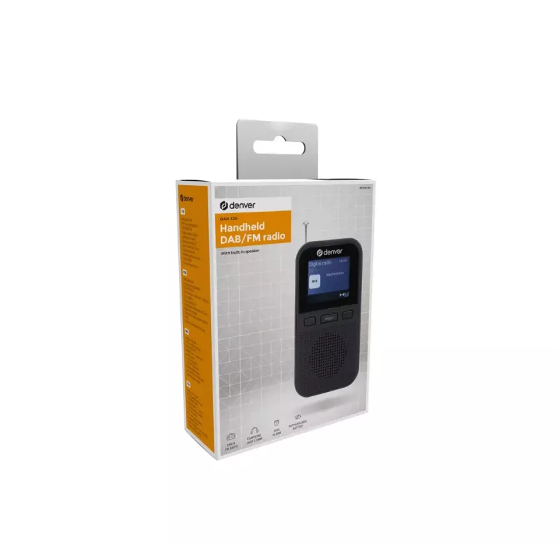 Denver DAH-126 Rádio portátil DAB+/FM