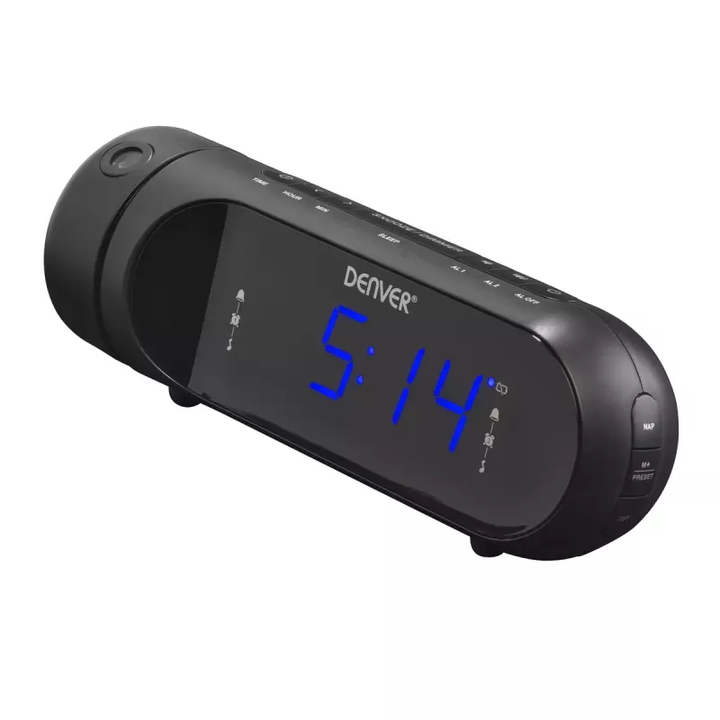 Despertador digital Denver CPR-700 Preto