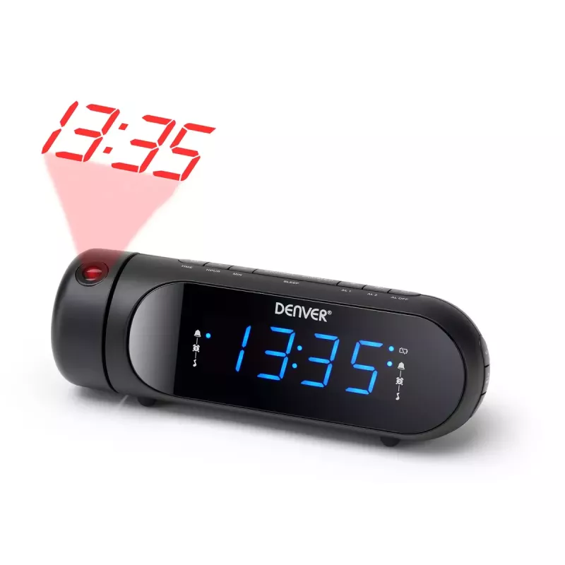 Despertador digital Denver CPR-700 Preto