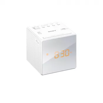 Sony ICF-C1, relógio, AM, FM, 87,5 - 108 MHz, 531 - 1602 kHz, 0,1 W, 6,6 cm