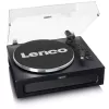 Lenco LS-430BK gira-discos de correia com 4 altifalantes integrados, Bluetooth, 40 W, 33/45 rpm, preto