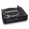 Lenco LS-430BK gira-discos de correia com 4 altifalantes integrados, Bluetooth, 40 W, 33/45 rpm, preto