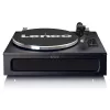 Lenco LS-430BK gira-discos de correia com 4 altifalantes integrados, Bluetooth, 40 W, 33/45 rpm, preto