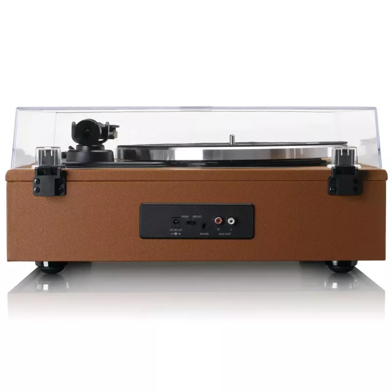Gira-discos de áudio com transmissão por correia Lenco LS-430BN Castanho Manual 3-4 g de força de apoio