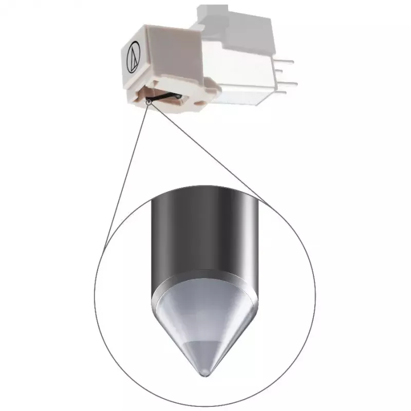 Gira-discos de áudio com transmissão por correia Lenco LS-430BN Castanho Manual 3-4 g de força de apoio