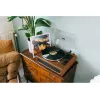 Gira-discos de áudio com transmissão por correia Lenco LS-430BN Castanho Manual 3-4 g de força de apoio