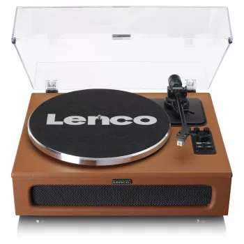 Gira-discos de áudio com transmissão por correia Lenco LS-430BN Castanho Manual 3-4 g de força de apoio