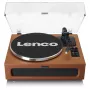 Gira-discos de áudio com transmissão por correia Lenco LS-430BN Castanho Manual 3-4 g de força de apoio