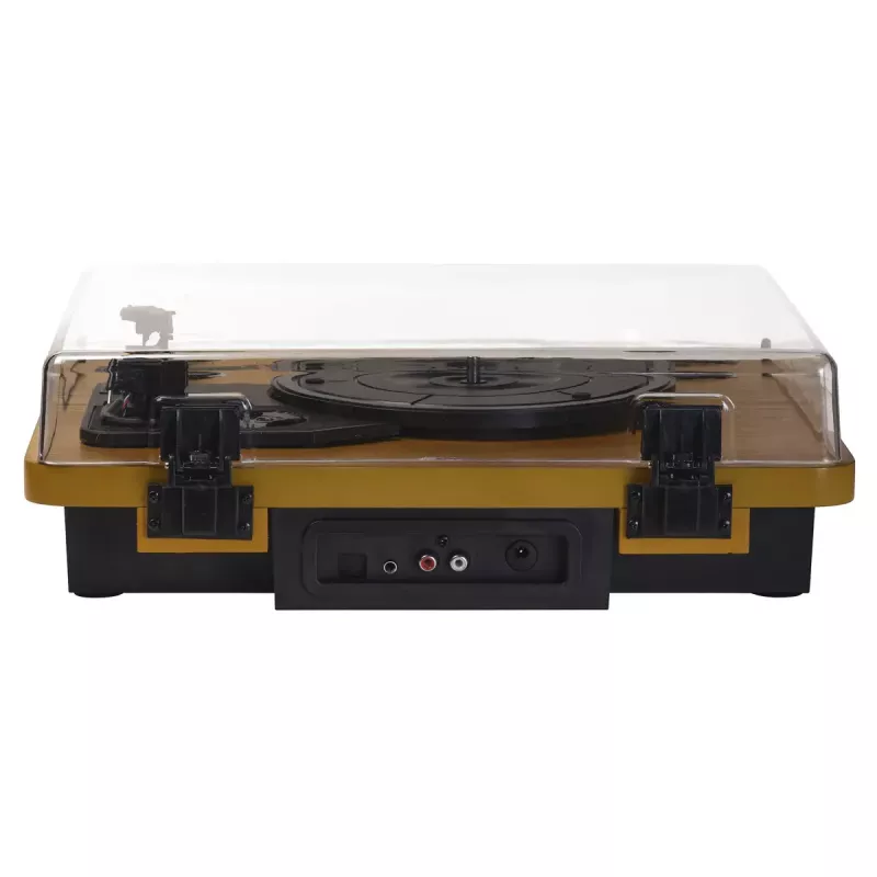 Gira-discos semiautomático Denver VPL-230LW Preto Madeira 2W RMS