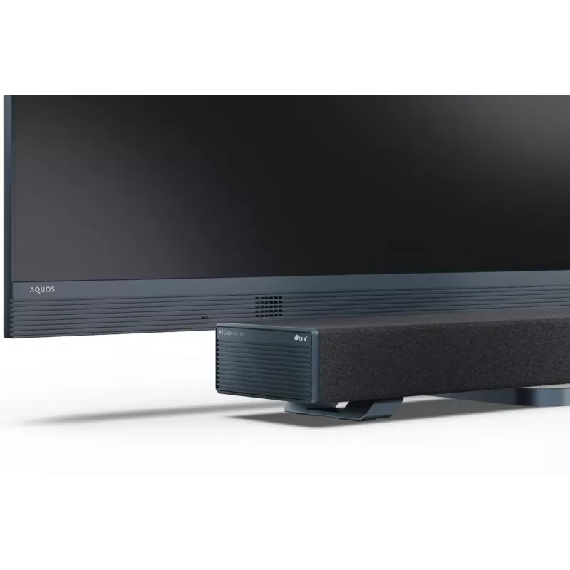 Sharp HT-SBW53121(BK) barra de som 3.1.2 com subwoofer sem fios, preta