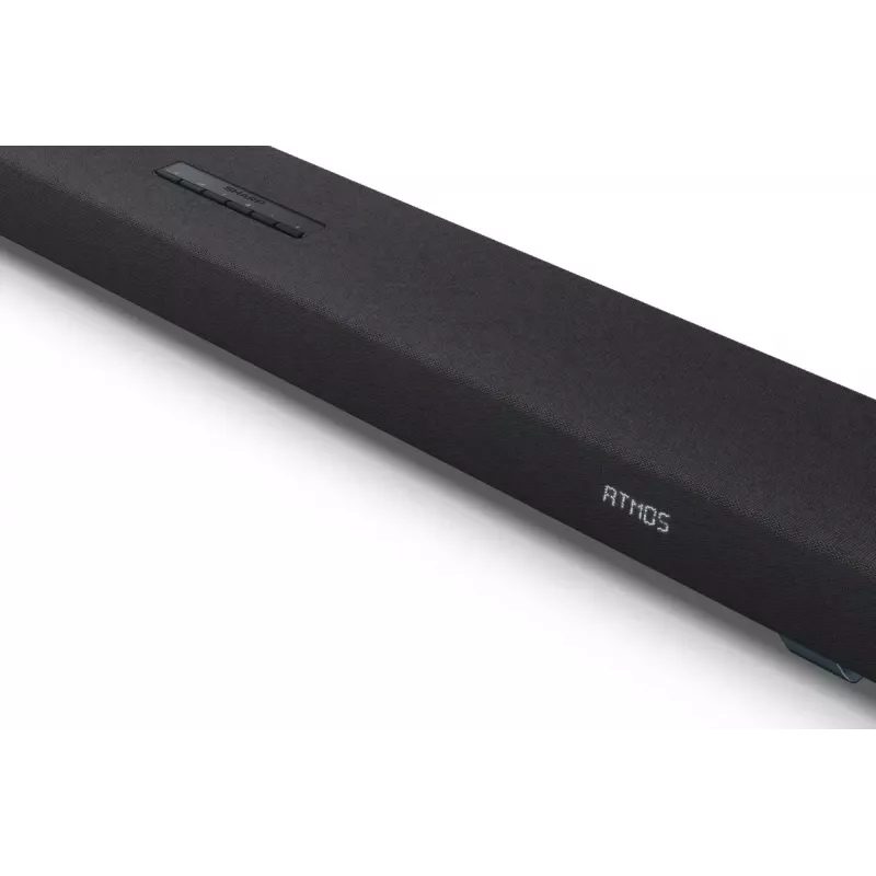 Sharp HT-SBW53121(BK) barra de som 3.1.2 com subwoofer sem fios, preta