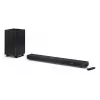 Sharp HT-SBW53121(BK) barra de som 3.1.2 com subwoofer sem fios, preta