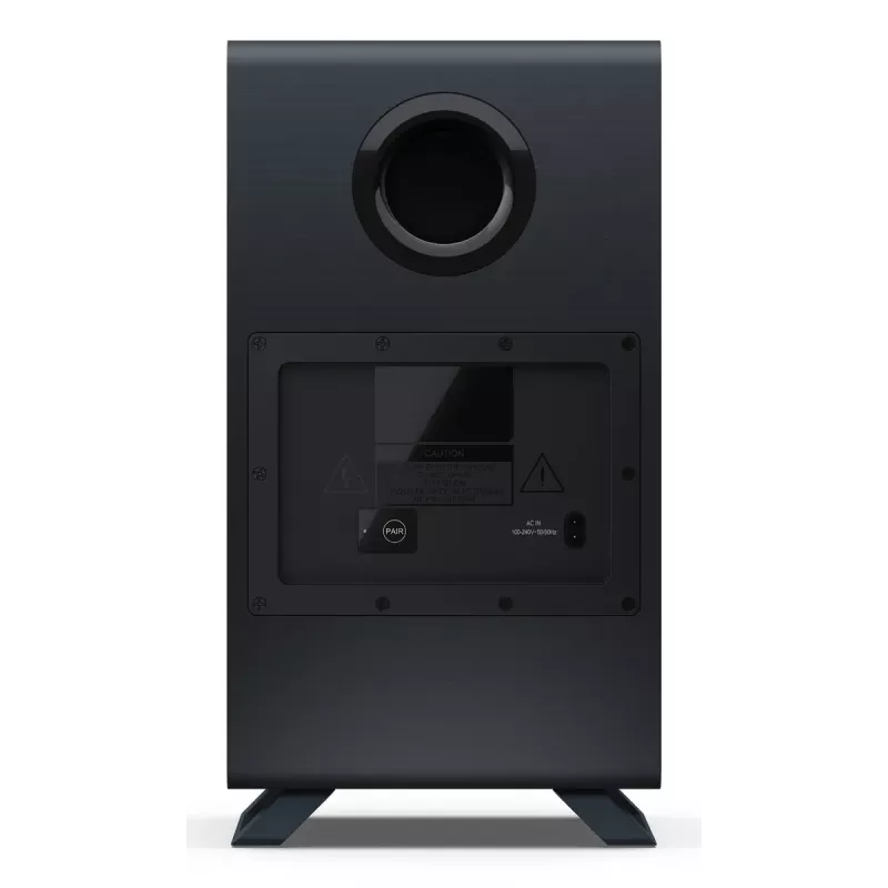 Sharp HT-SBW53121(BK) barra de som 3.1.2 com subwoofer sem fios, preta