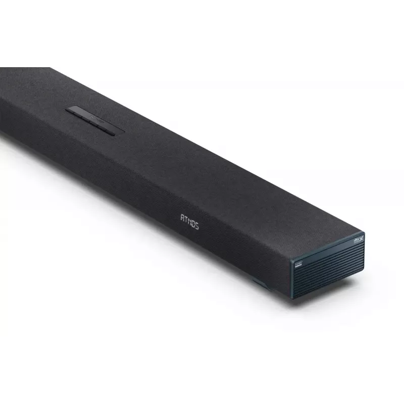 Sharp HT-SBW53121(BK) barra de som 3.1.2 com subwoofer sem fios, preta