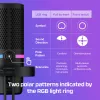 HyperX DuoCast - Microfone USB (Preto) - Iluminação RGB