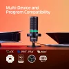HyperX DuoCast - Microfone USB (Preto) - Iluminação RGB