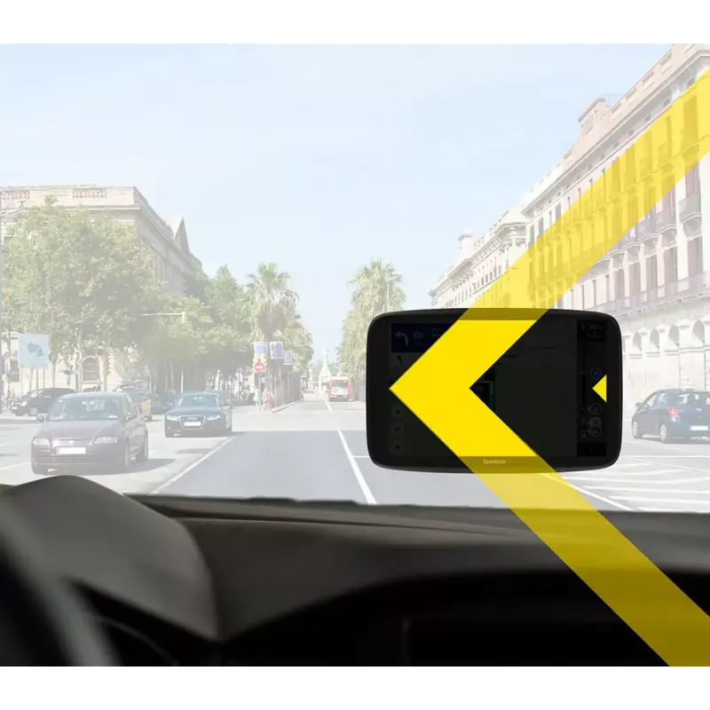 Navegador GPS portátil TOMTOM GO com ecrã tátil de 7 polegadas, 32 GB, mapas da Europa, preto
