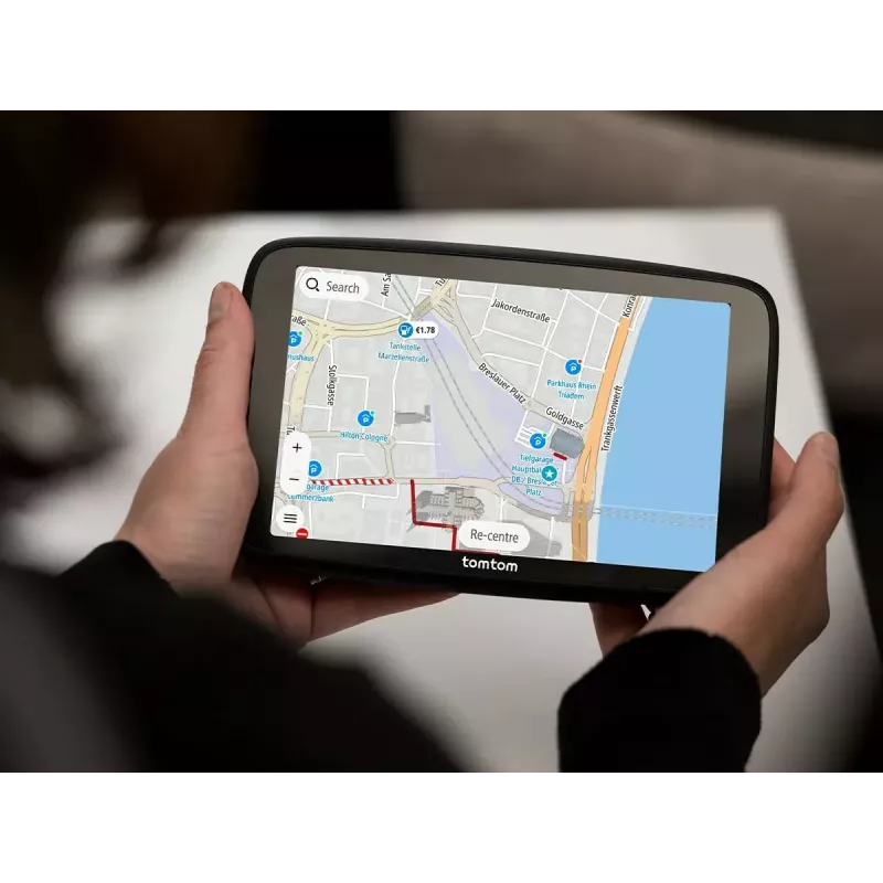 Navegador GPS portátil TOMTOM GO com ecrã tátil de 7 polegadas, 32 GB, mapas da Europa, preto