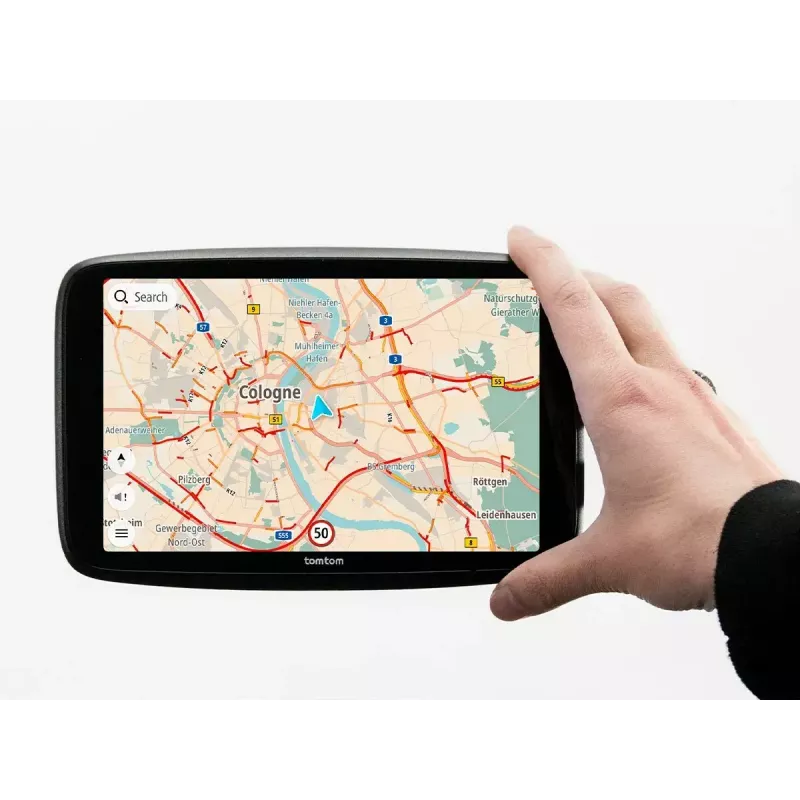 Navegador GPS portátil TOMTOM GO com ecrã tátil de 7 polegadas, 32 GB, mapas da Europa, preto
