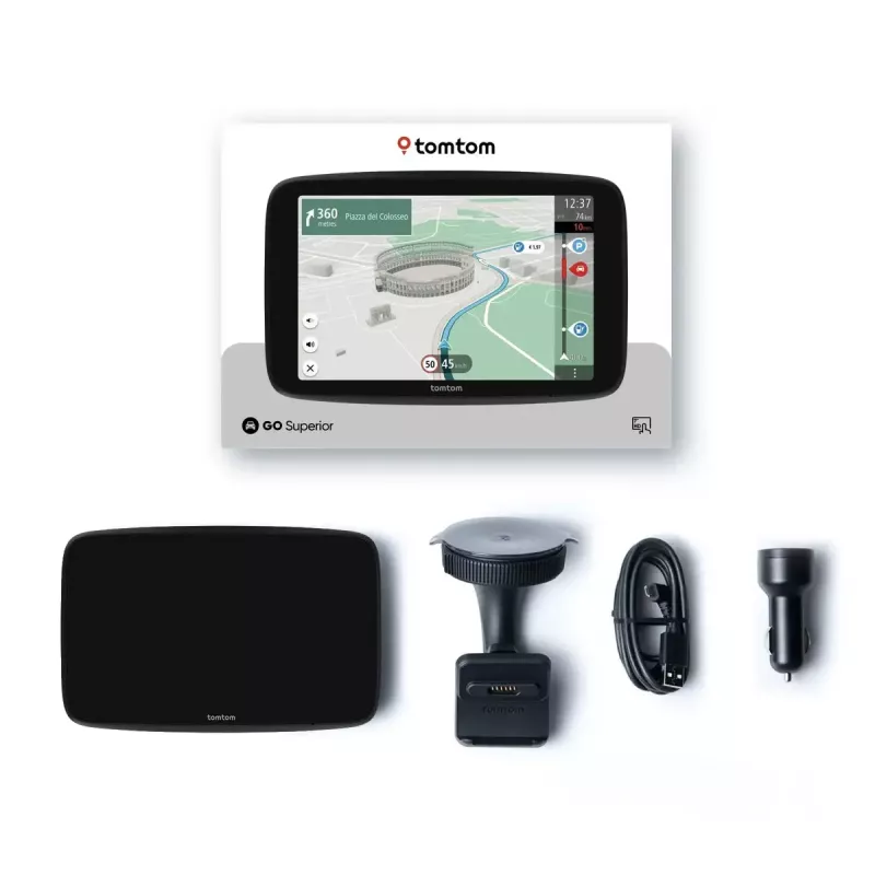 Navegação GPS TomTom GO Superior 6 polegadas multilingue ecrã de 6 polegadas 32 GB