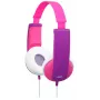 Auscultadores/headset JVC HA-KD5-P-E com fios head-band música rosa, roxo