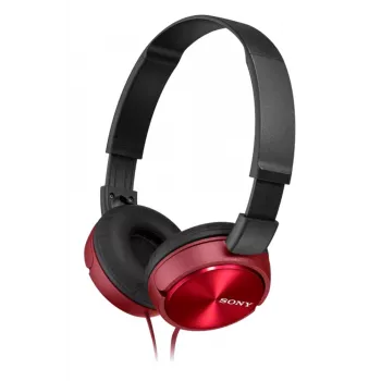 Sony MDR-ZX310AP, com fios, 10 - 24000 Hz, chamadas/música, 125 g, headset, vermelho