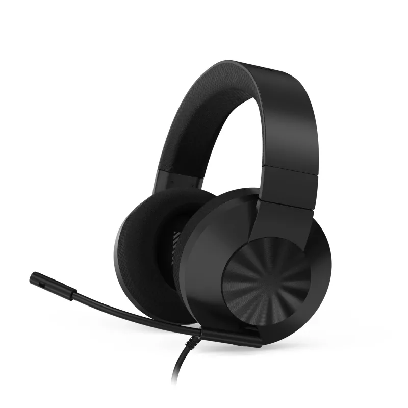 Headset Lenovo H210 com fios gaming preto 20-20000 Hz cabo de 2 m