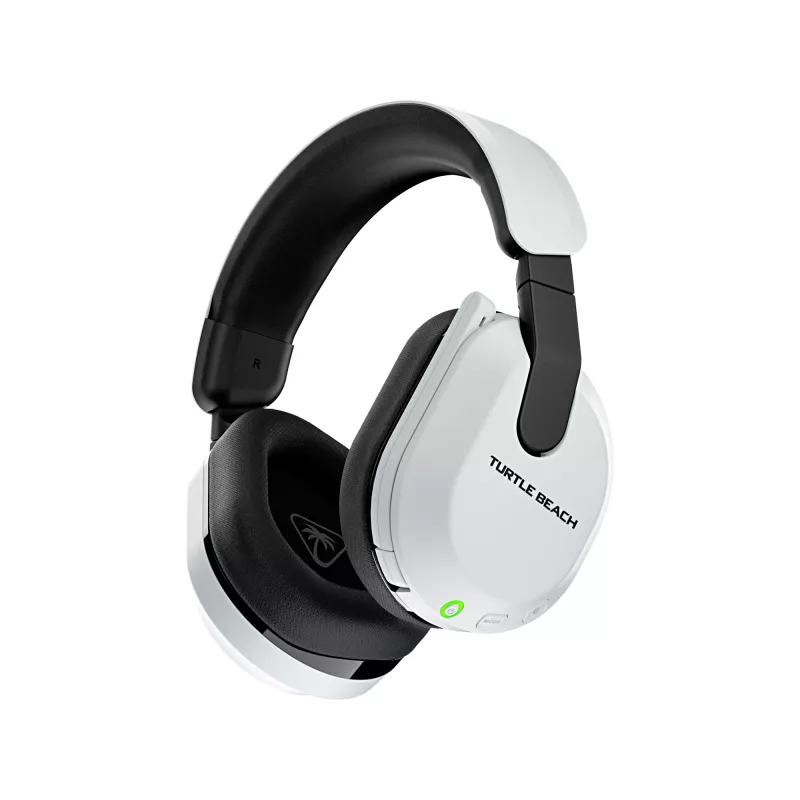 Turtle Beach Stealth 600 branco PlayStation headset gaming sem fios com até 80 horas de autonomia, altifalantes de 50 mm e Bluetooth para PS5, PS4, PC e dispositivos móveis