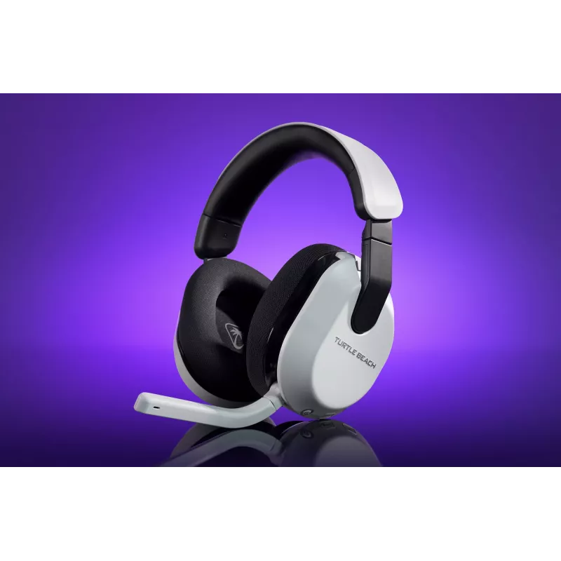 Turtle Beach Stealth 600 branco PlayStation headset gaming sem fios com até 80 horas de autonomia, altifalantes de 50 mm e Bluetooth para PS5, PS4, PC e dispositivos móveis