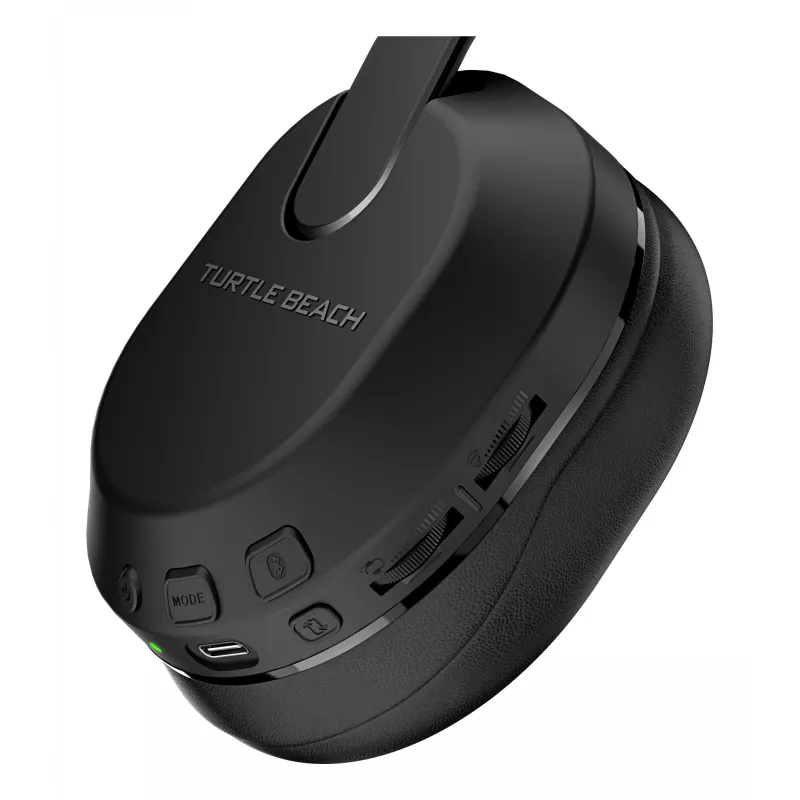 Turtle Beach Stealth 500 preto PlayStation headset gaming sem fios com até 40 h de autonomia e Bluetooth para PS5, PS4, PC e dispositivos móveis