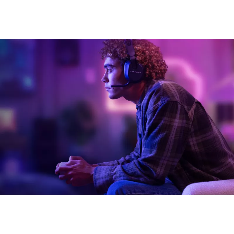 Turtle Beach Stealth 500 preto PlayStation headset gaming sem fios com até 40 h de autonomia e Bluetooth para PS5, PS4, PC e dispositivos móveis