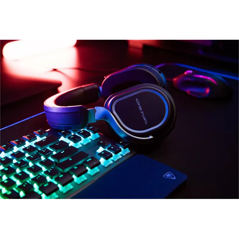 Turtle Beach Stealth 700 preto PlayStation headset gaming sem fios com até 80 horas de autonomia, Bluetooth, dois transmissores e drivers de 60 mm para PS5, PS4, PC e dispositivos móveis