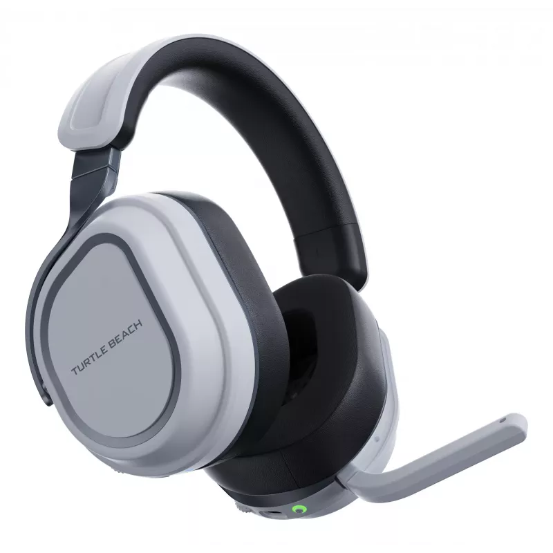 Turtle Beach Stealth 700 branco PlayStation headset gaming sem fios com até 80 horas de autonomia, Bluetooth, dois transmissores e altifalantes de 60 mm para PS5, PS4, PC e dispositivos móveis