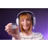 Turtle Beach Stealth 700 branco PlayStation headset gaming sem fios com até 80 horas de autonomia, Bluetooth, dois transmissores e altifalantes de 60 mm para PS5, PS4, PC e dispositivos móveis
