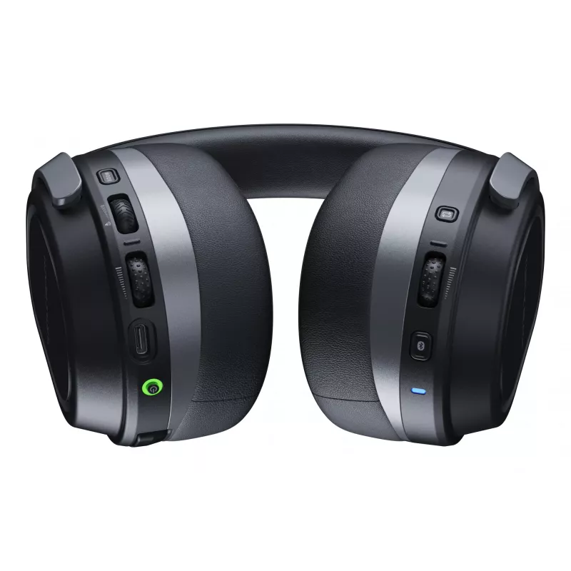Turtle Beach Stealth 700 preto headset gaming para PC sem fios com até 80 horas de autonomia, Bluetooth, dois transmissores e altifalantes de 60 mm para PC, PS5, PS4 e dispositivos móveis