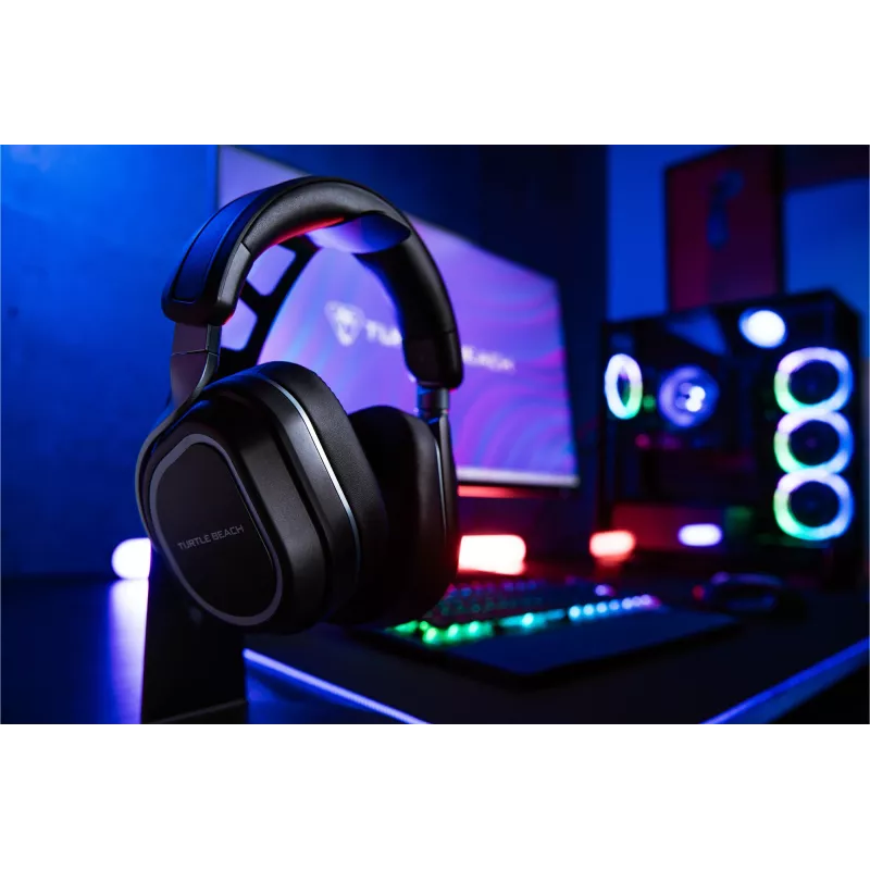 Turtle Beach Stealth 700 preto headset gaming para PC sem fios com até 80 horas de autonomia, Bluetooth, dois transmissores e altifalantes de 60 mm para PC, PS5, PS4 e dispositivos móveis
