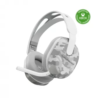 Turtle Beach Stealth 500 Arctic Camo Xbox headset gaming sem fios com até 40 h de autonomia para Xbox Series X/S, Xbox One e funciona via Bluetooth, PC e dispositivos móveis