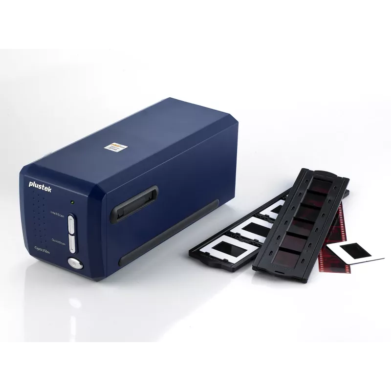 Digitalizador de filmes/diapositivos Plustek OpticFilm 8100 7200 x 7200 DPI azul