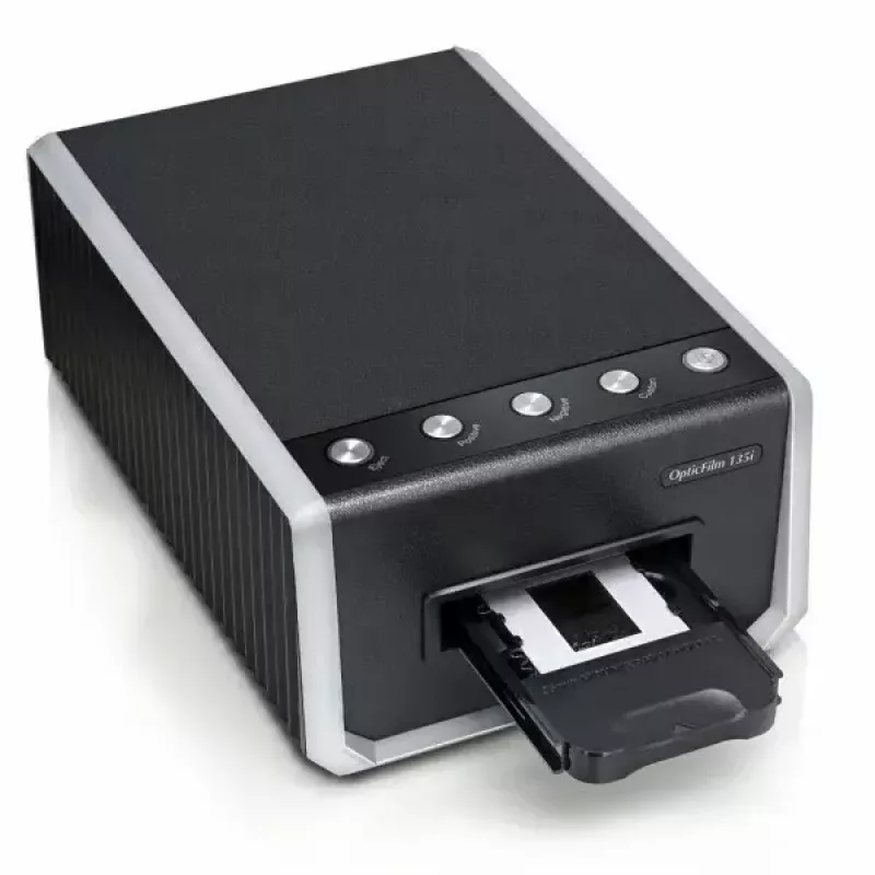 Digitalizador de filmes/diapositivos Plustek OpticFilm 135i 7200 x 7200 DPI preto, prateado