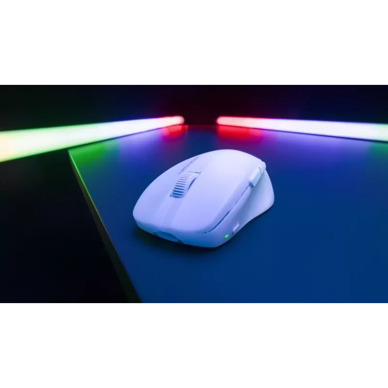 Turtle Beach Pure Air branco - Rato gaming ergonómico sem fios ultraleve com RGB, sensor ótico 26K DPI, bateria de 125h, iluminação RGB