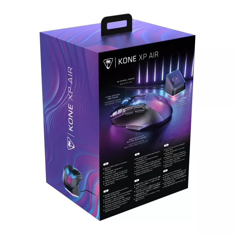 Rato Turtle Beach Kone XP Air RF sem fios + Bluetooth