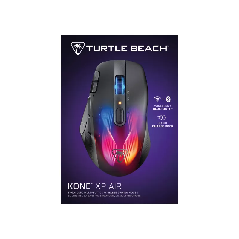 Rato Turtle Beach Kone XP Air RF sem fios + Bluetooth