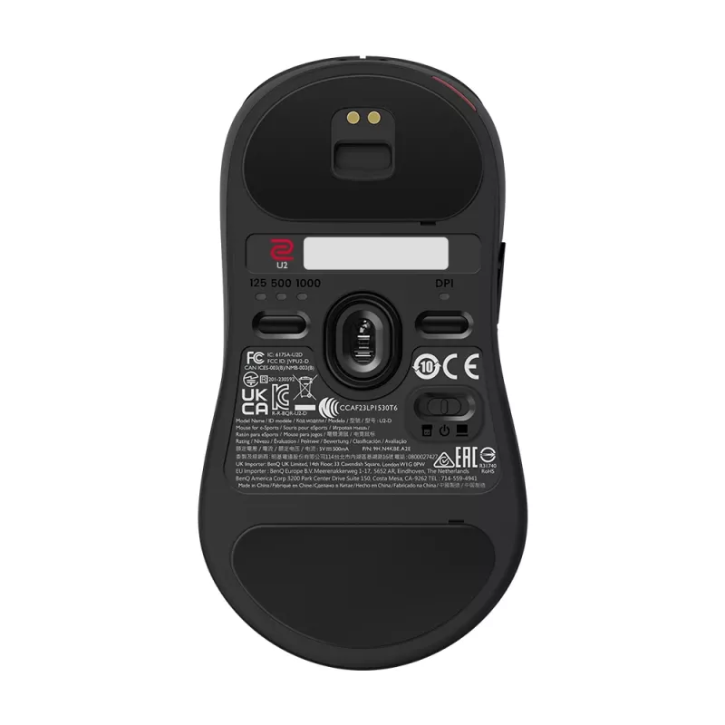 Rato gaming ZOWIE U2 para ambas as mãos RF sem fios ótico 3200 DPI