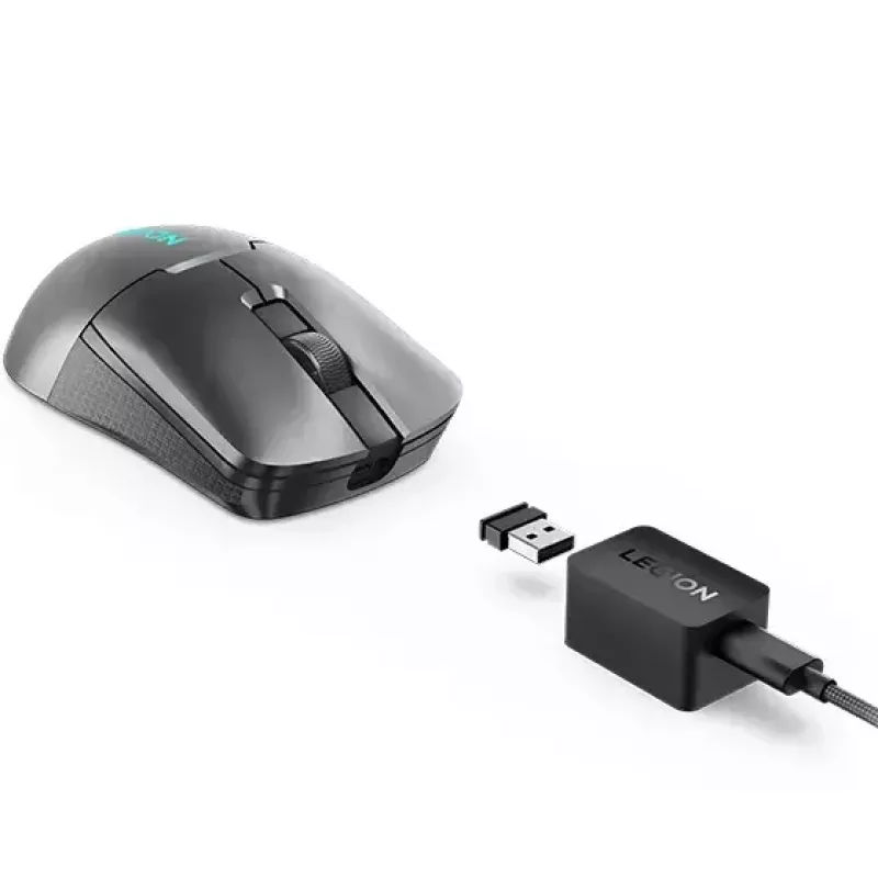 Rato gaming Lenovo M600s, para ambas as mãos, RF sem fios + Bluetooth + USB Type-C, ótico, 19000 DPI